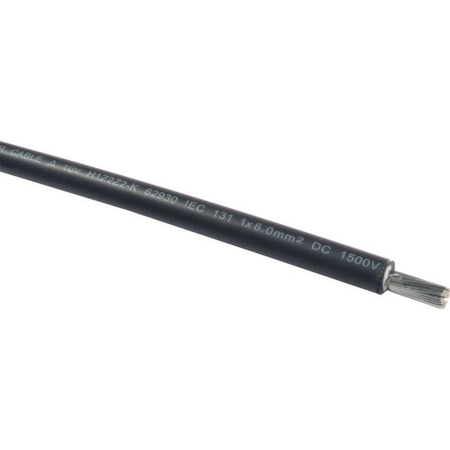 Solární kabel 6mm2, černý