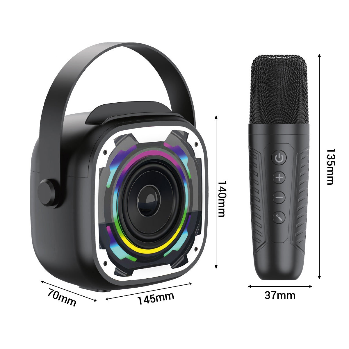 Karaoke set BLAVEC WS08 Black