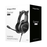 Sluchátka KRUGER & MATZ Gamer Kids Black