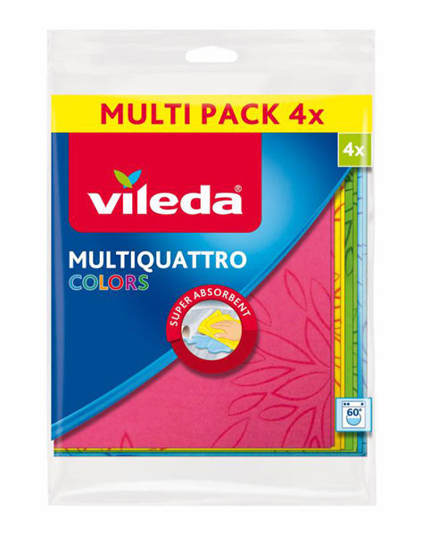 Hadřík VILEDA Multiquattro Colors 164519 4ks