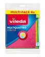 Hadřík VILEDA Multiquattro Colors 164519 4ks