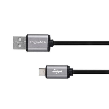 Kabel KRUGER & MATZ KM1235 Basic USB/micro USB 1m Black