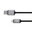 Kabel KRUGER & MATZ KM1236 Basic USB/micro USB 1,8m Black