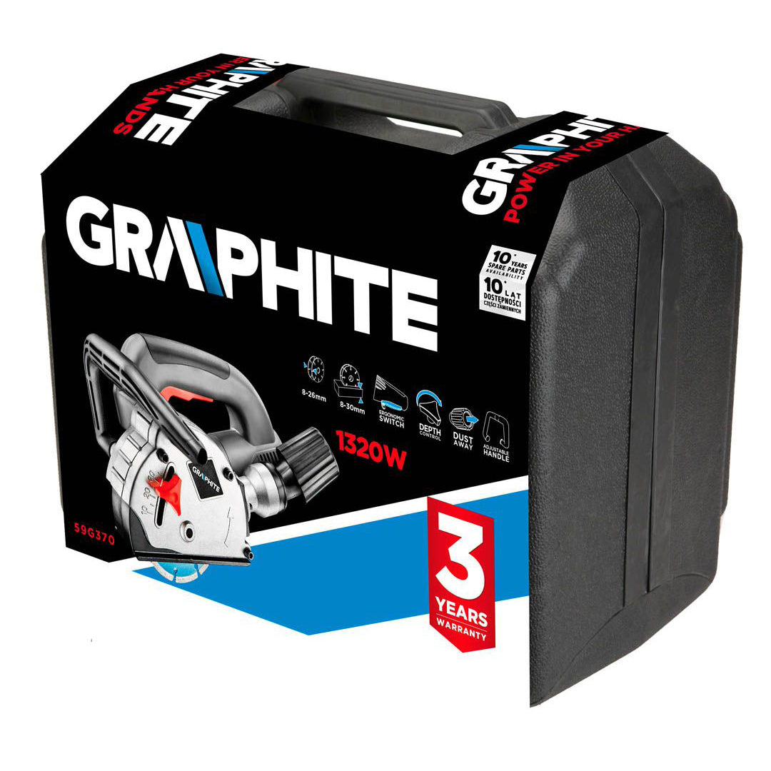Fréza drážkovací GRAPHITE 59G370 do zdiva