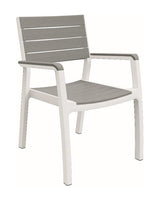 Křeslo zahradní KETER Harmony White/Light Grey