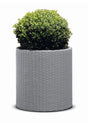 Květináč KETER Cylinder L Silver Grey