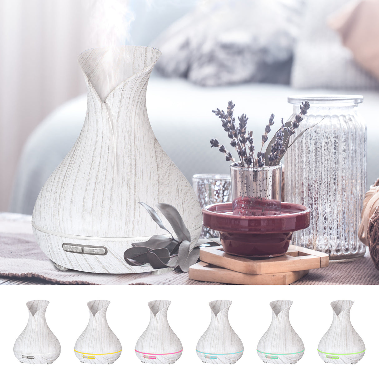 Aroma difuzér SIXTOL Vulcan White Wood
