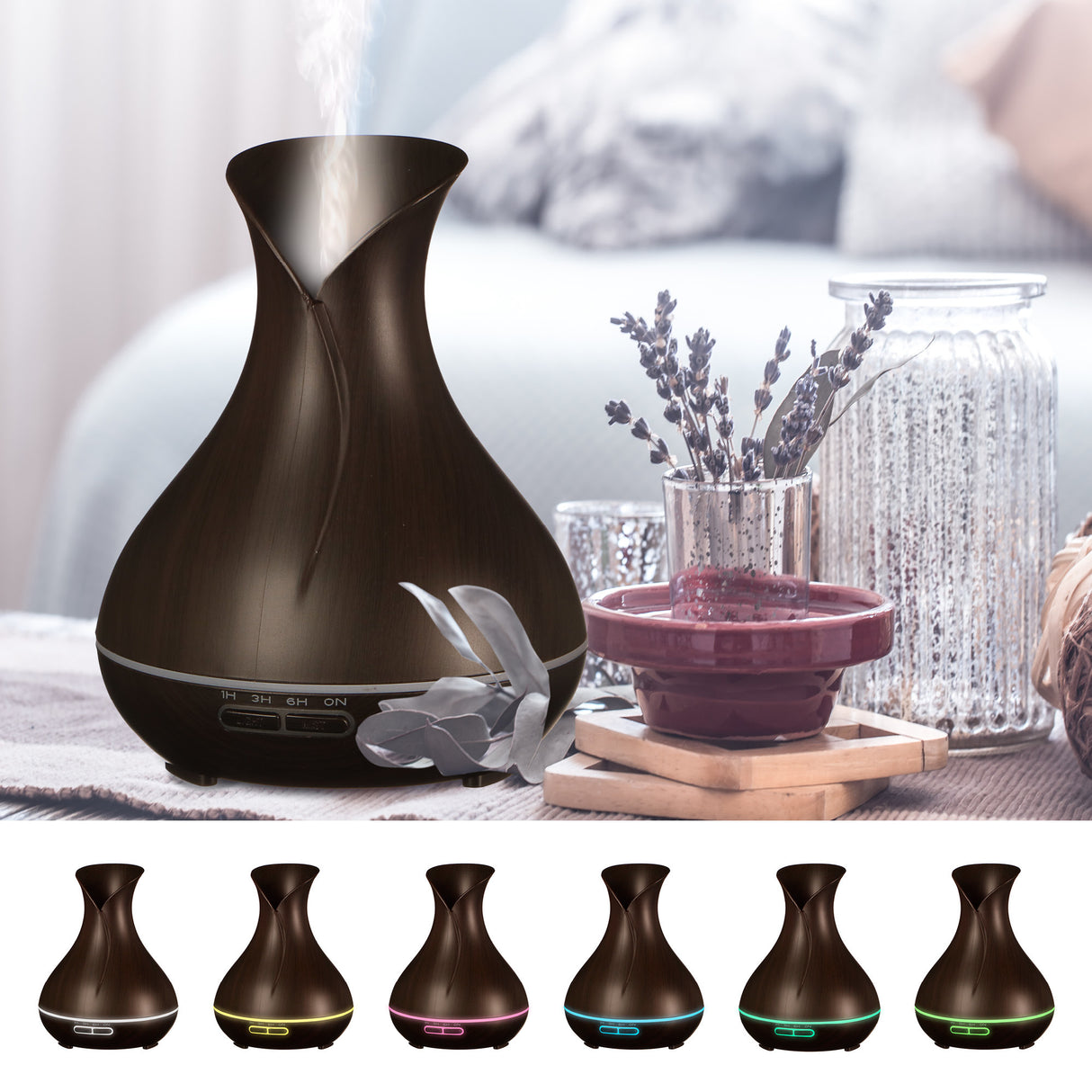Aroma difuzér SIXTOL Vulcan Dark Wood