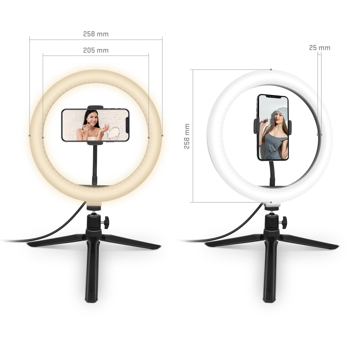 Selfie držák se stativem YENKEE YSM 710 Ring