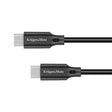 Kabel KRUGER & MATZ KM1261 Basic USB-C/USB-C 2,5m Black