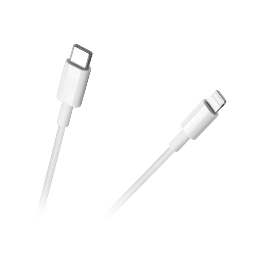 Kabel REBEL RB-6009-100-W USB-C/Lightning 1m White