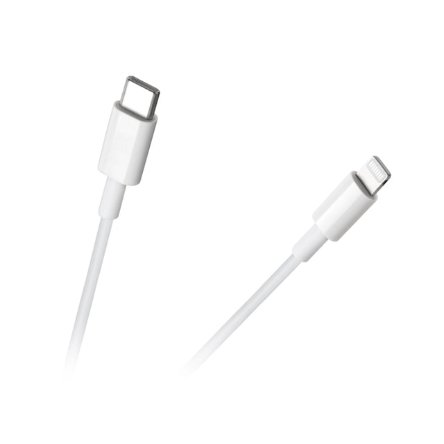 Kabel REBEL RB-6009-100-W USB-C/Lightning 1m White
