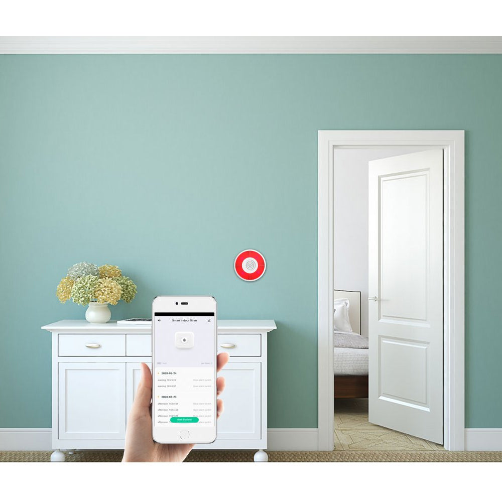 Smart siréna WOOX R7051 ZigBee Tuya