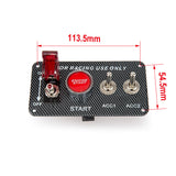 Tlačítko START + 3x spínač STU 47160 12V