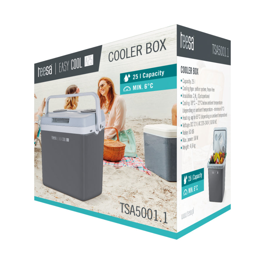 Autochladnička TEESA Easy Cool A25 25l