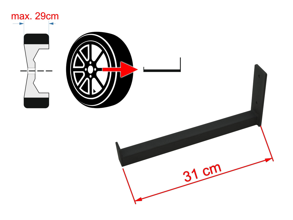 Držák na pneu COMPASS 09263 4ks