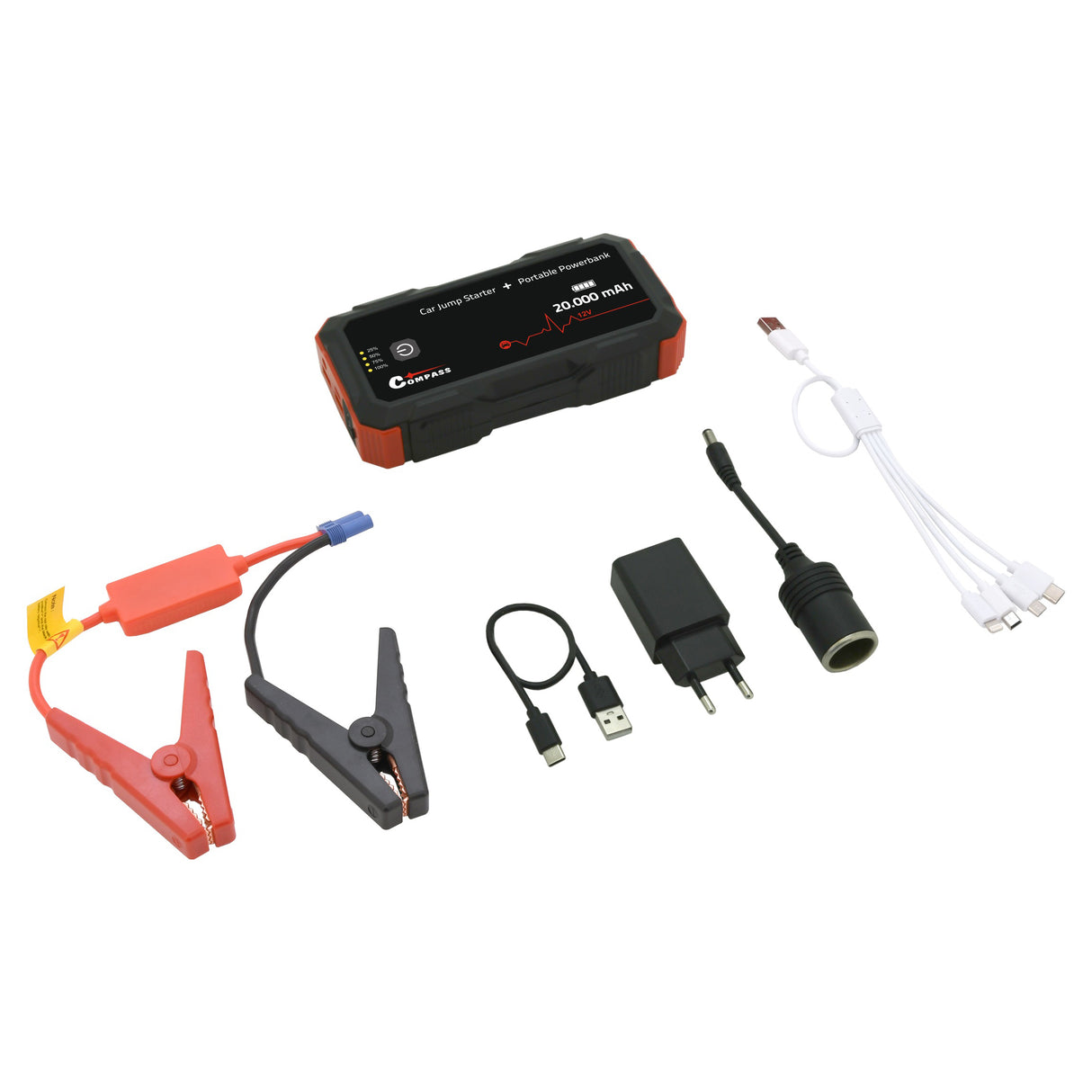 Nabíječka akumulátorů COMPASS 07164 Jump Starter