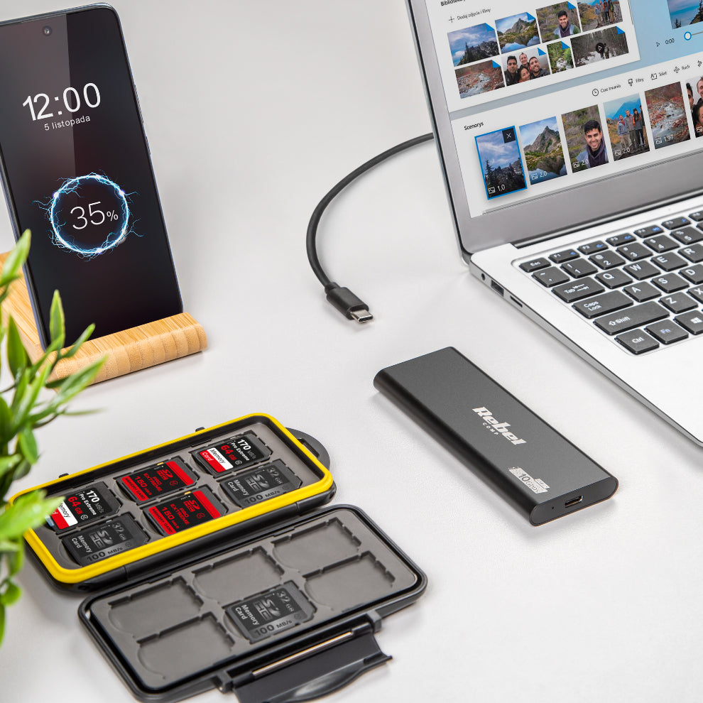 Externí pouzdro pro M.2 SSD REBEL KOM0976