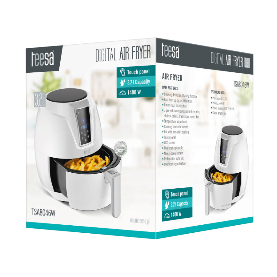 Fritéza TEESA Digital Air Fryer TSA8046W