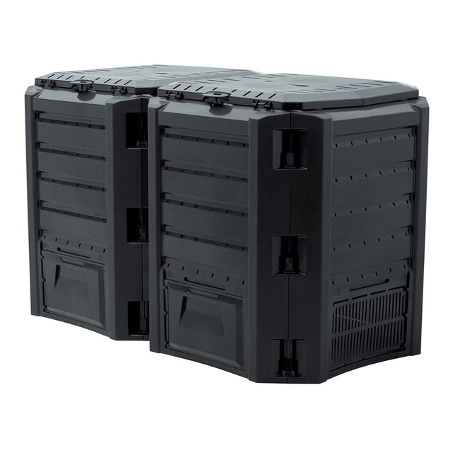 Kompostér zahradní MODULE COMPOGREEN 800l černý