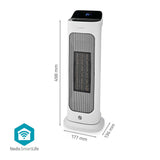 Smart teplovzdušný ventilátor NEDIS HTFA20WTW keramický WiFi Tuya