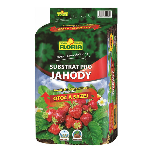 Substrát pro jahody FLORIA Otoč a sázej 40l