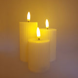 LED svíčka HOME DECOR HD-141 sada 3ks