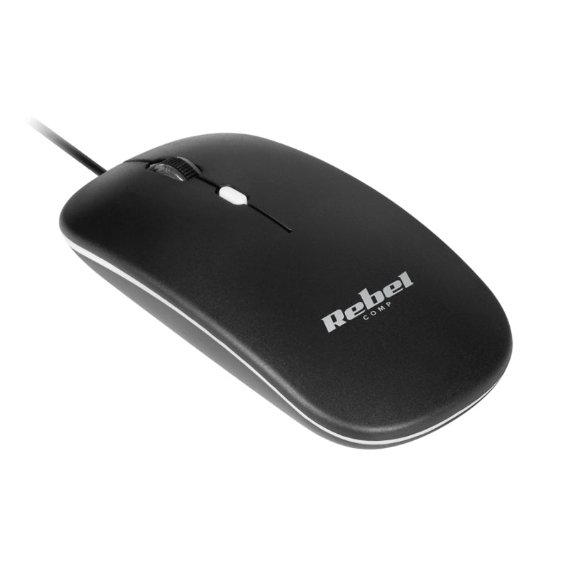 Myš drátová REBEL WDM210 Black