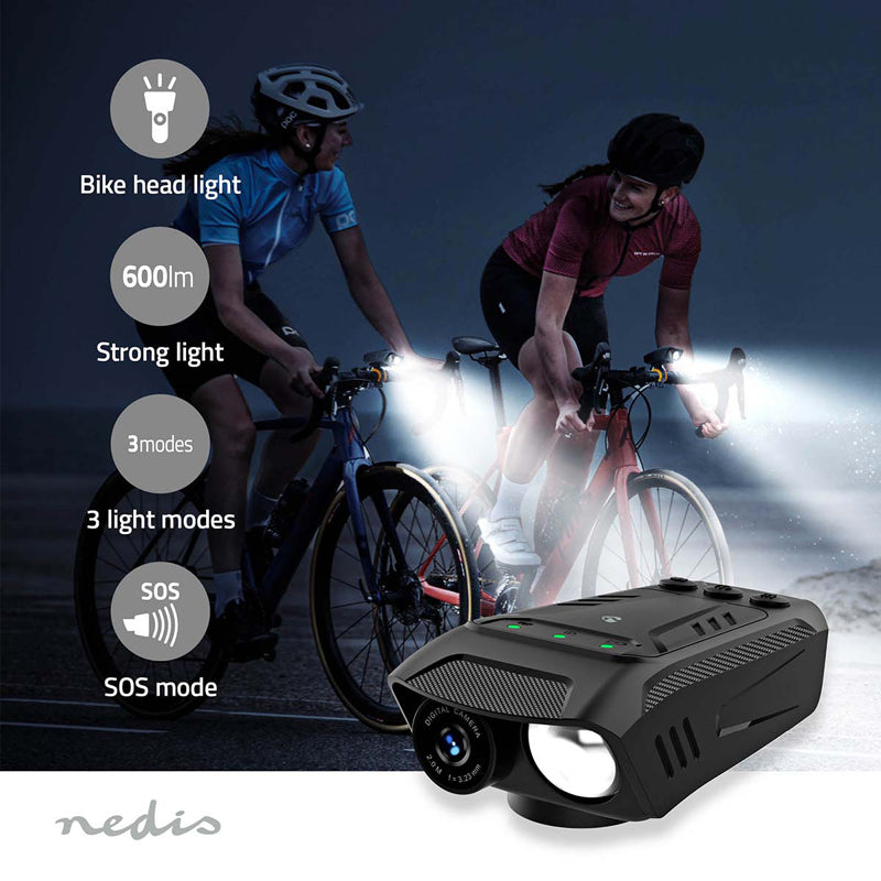 Cyklistická kamera NEDIS CCAM100BK 3v1