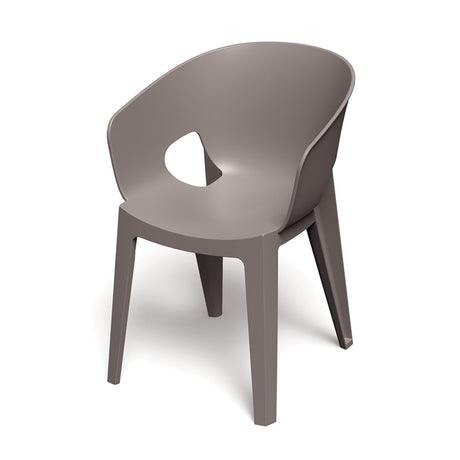 Židle zahradní PREMO 560x590x810mm - zemitě hnědá