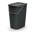 Koš odpadkový COMPACTA Q FLAP BASIC černý 12l