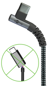 Kabel GOOBAY 64657 USB/USB-C 2m Space Grey/Silver