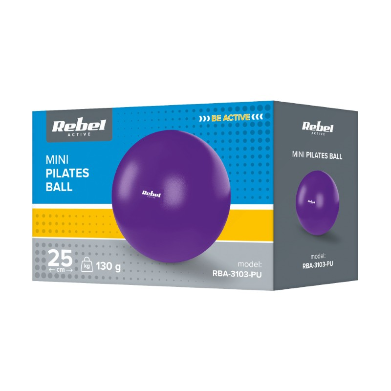 Mini pilates míč RBA-3103-PU 25cm Purple