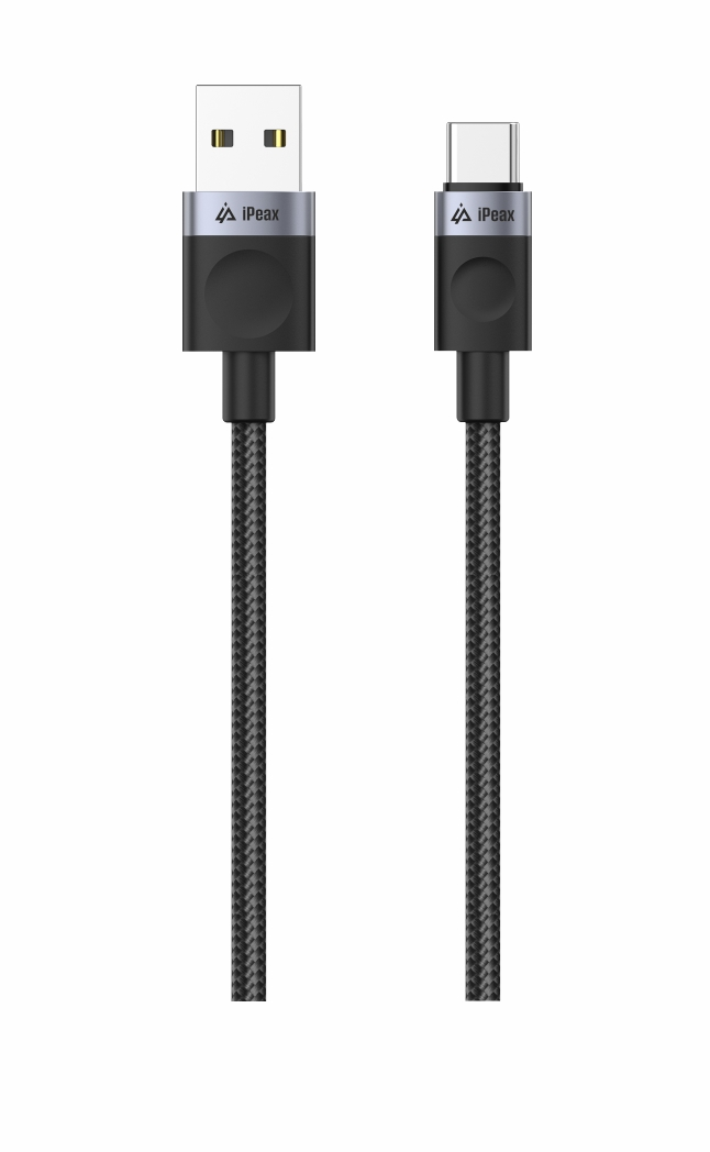 Kabel iPEAX 90010103 USB/USB-C 1m Black