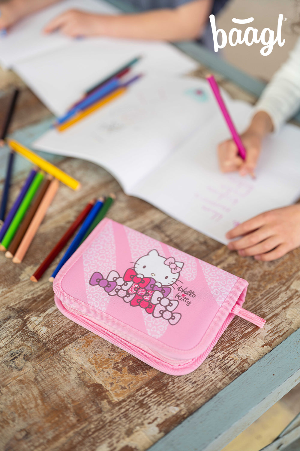 Penál jednopatrový BAAGL Hello Kitty Sweet Leopard