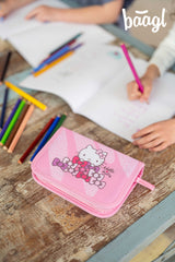 Penál jednopatrový BAAGL Hello Kitty Sweet Leopard