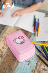 Penál třípatrový BAAGL Hello Kitty Sweet Leopard