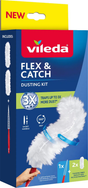 Prachovka VILEDA Flex&Catch s krátkou rukojetí 179432
