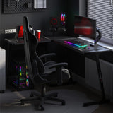 Stůl herní HUZARO Hero 6.0 Black Corner 147cm