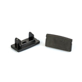 Krytka profilu 41010E-BK 2ks
