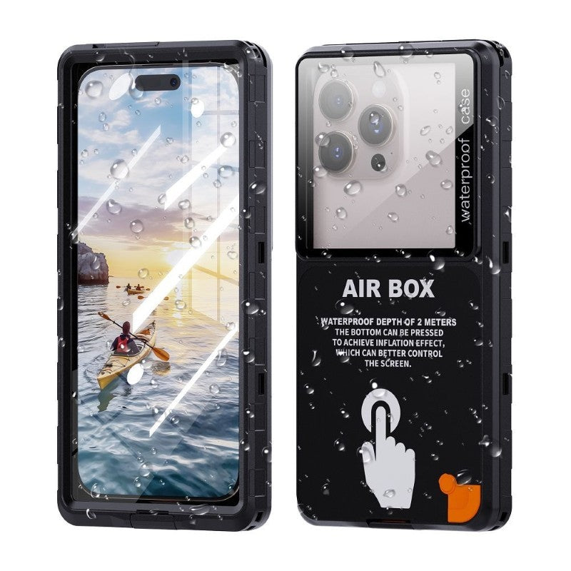 Pouzdro vodotěsné SHELLBOX AIRBOX 6.1 pro iPhone Black