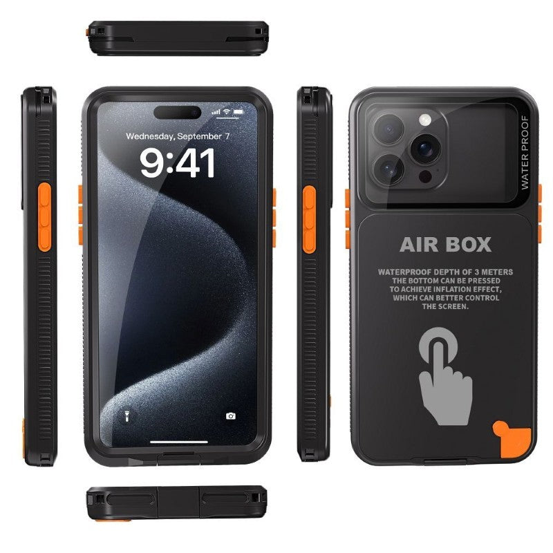Pouzdro vodotěsné SHELLBOX AIRBOX 6.9 Black