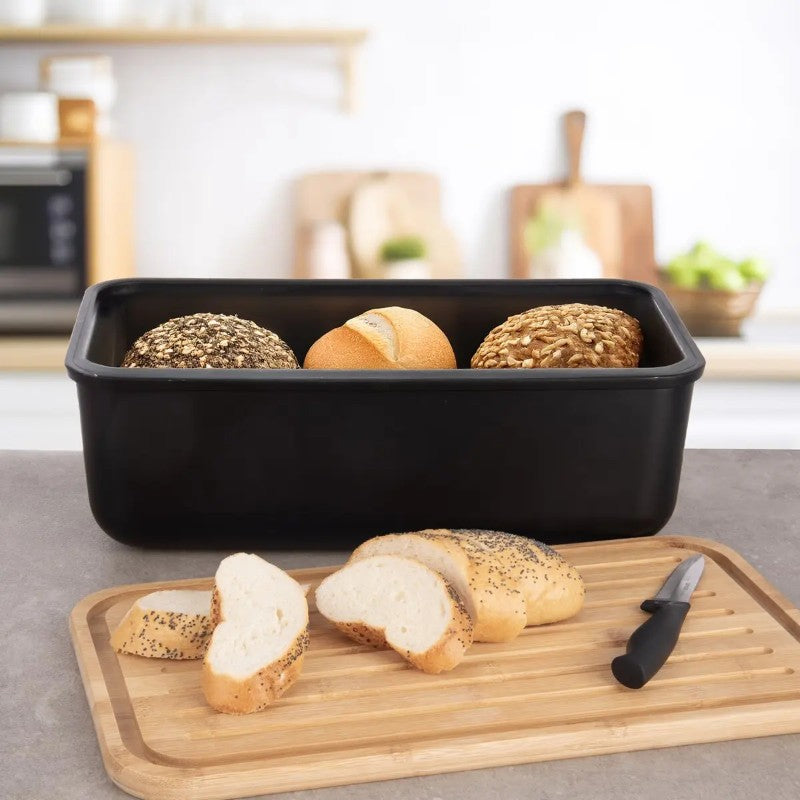 Chlebník ORION Black 40x23x13cm