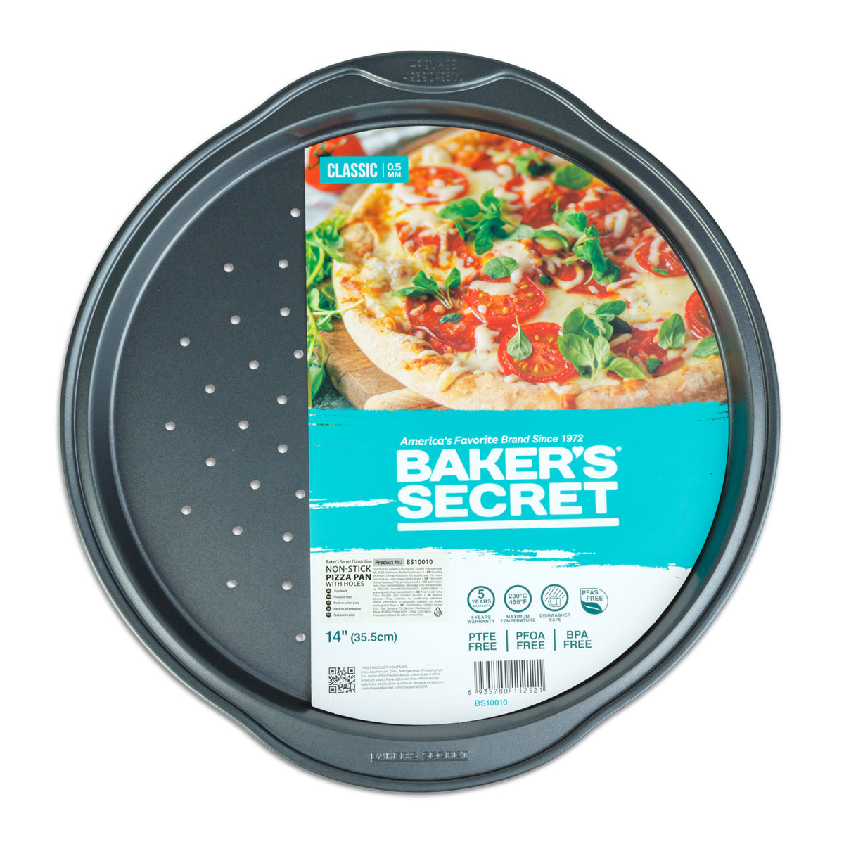 Plech na pečení pizzy Baker's Secret BS10010