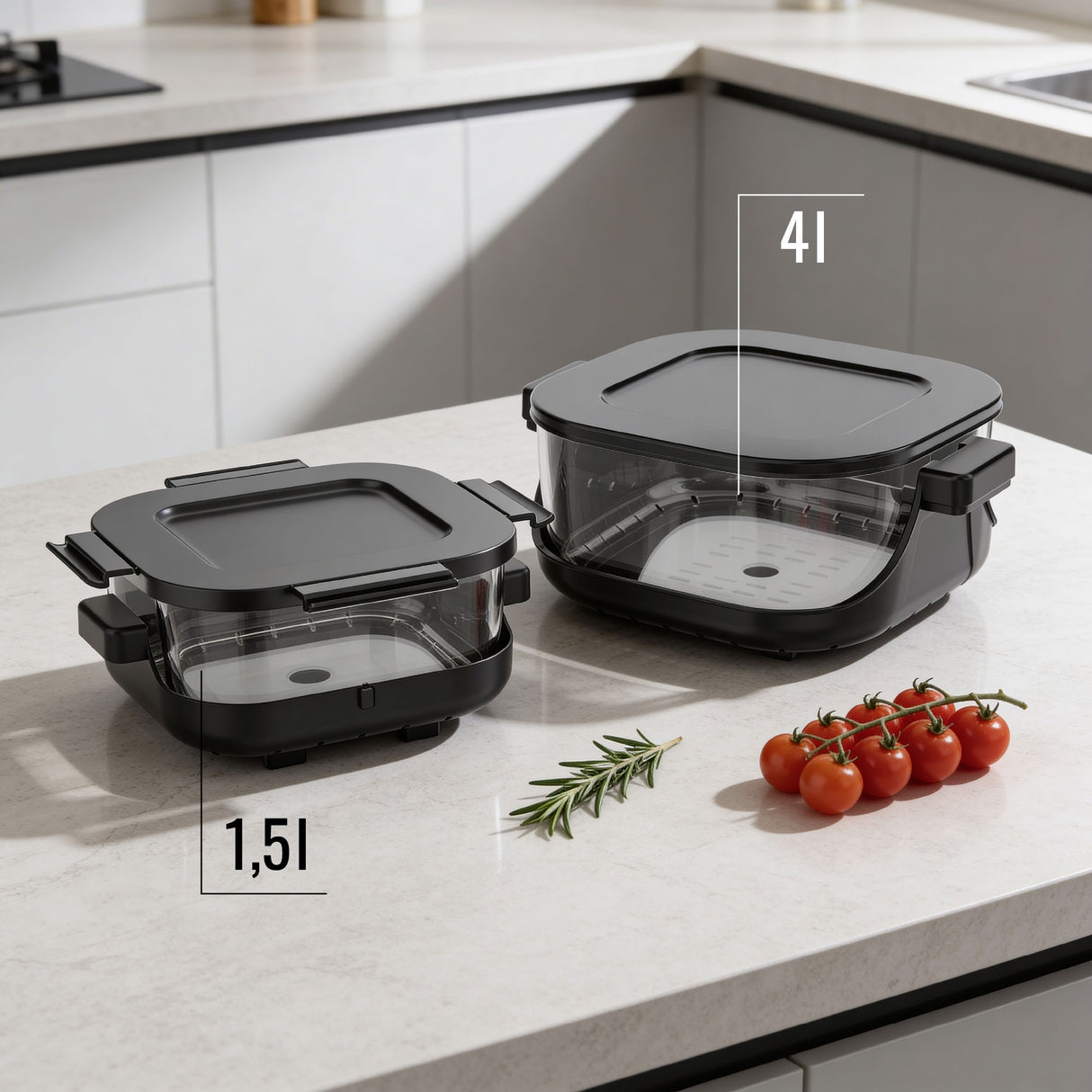 Fritéza TEESA Glass Air Fryer TSA8090