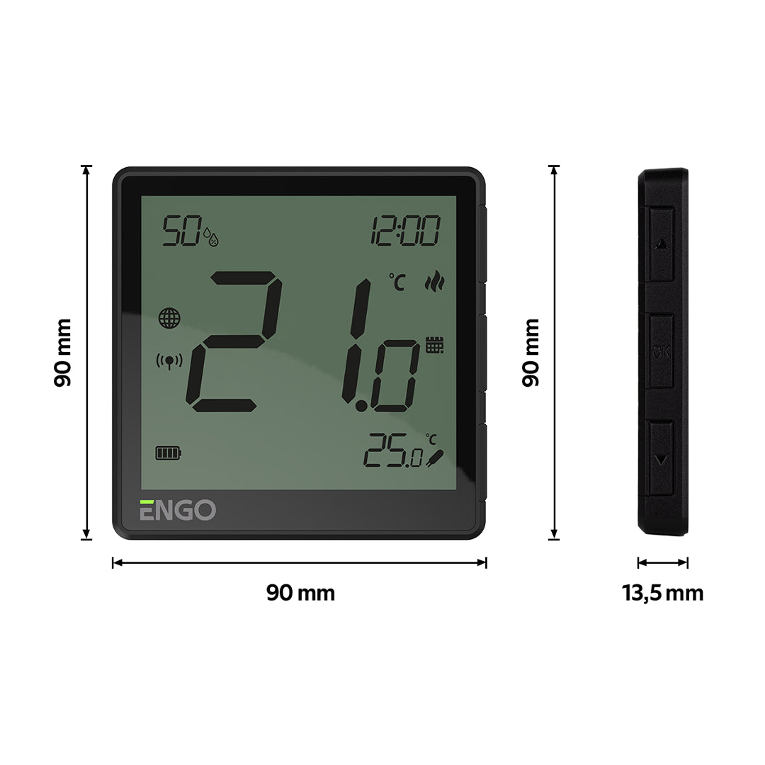 Smart termostat ENGO EONE-BATB ZigBee Tuya