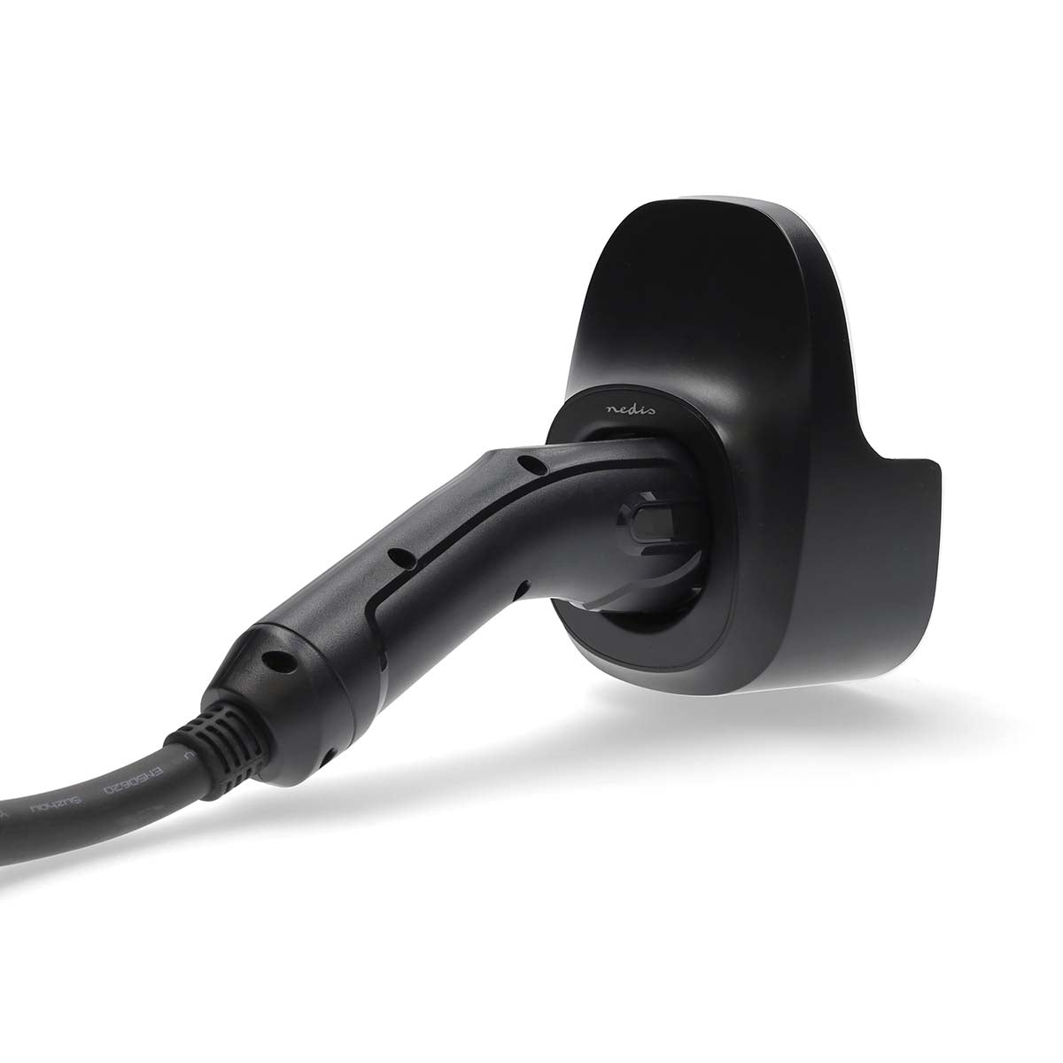 Držák na stěnu pro nabíjecí kabel NEDIS EVCABLEHOOKBK1