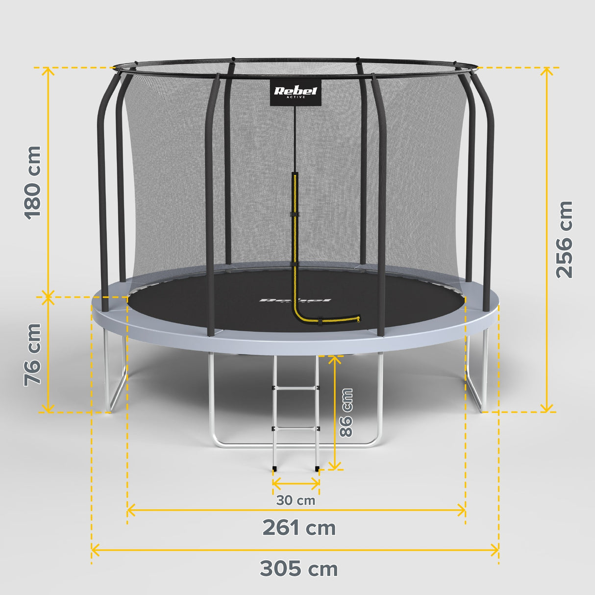 Trampolína REBEL RBA-8002 305cm