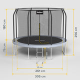Trampolína REBEL RBA-8002 305cm