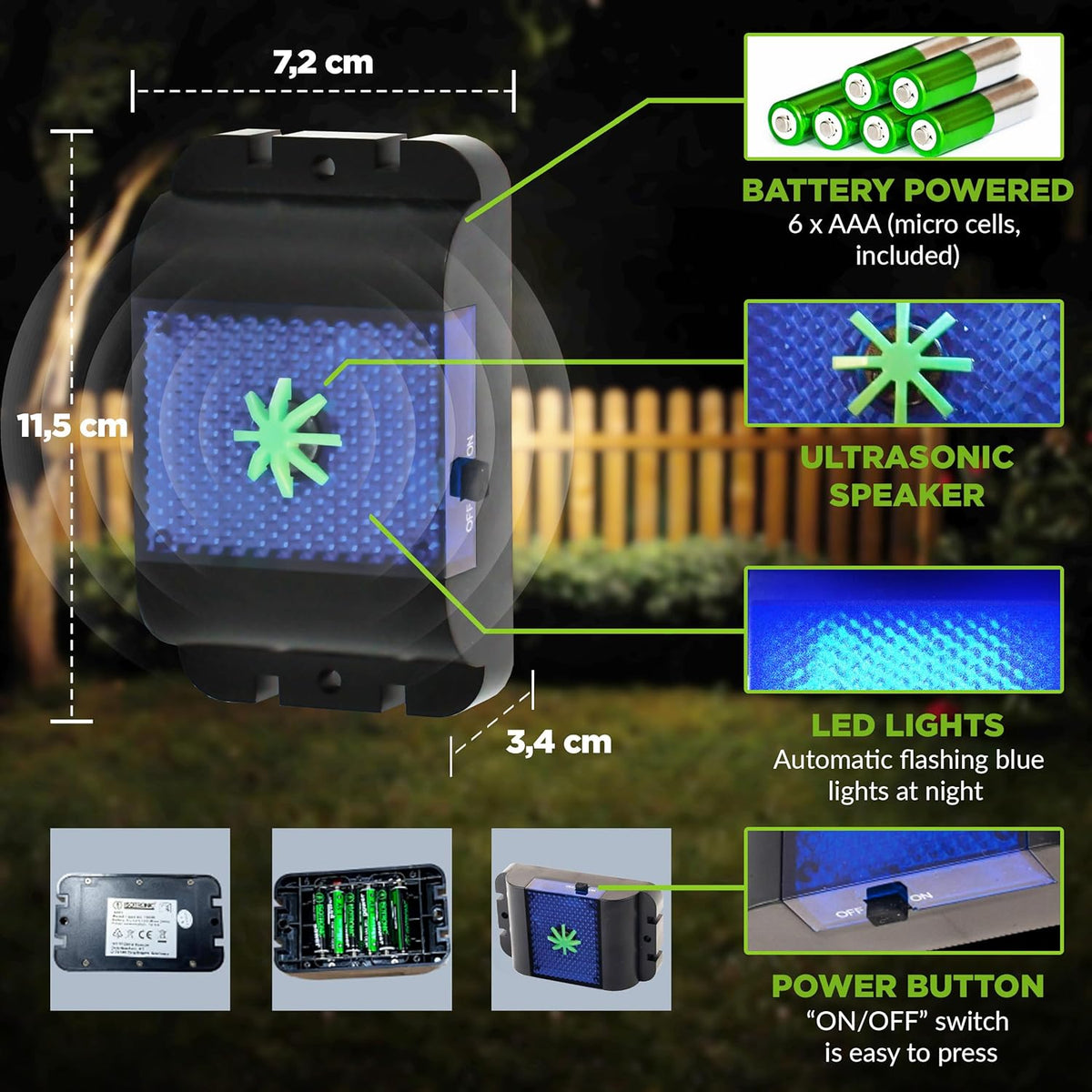 Odpuzovač kun a hlodavců ISOTRONIC M640